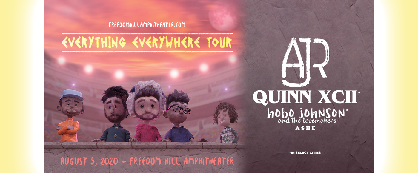 AJR, Quinn XCII & Hobo Johnson and The Lovemakers [CANCELLED] at Freedom Hill Amphitheatre
