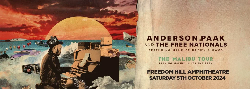 Anderson .Paak and The Free Nationals at Michigan Lottery Amphitheatre at Freedom Hill