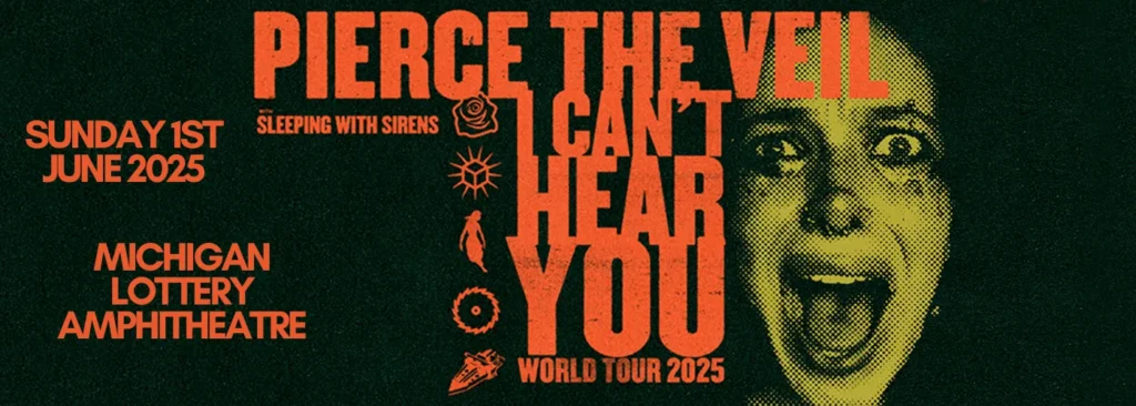 Pierce The Veil at Michigan Lottery Amphitheatre at Freedom Hill